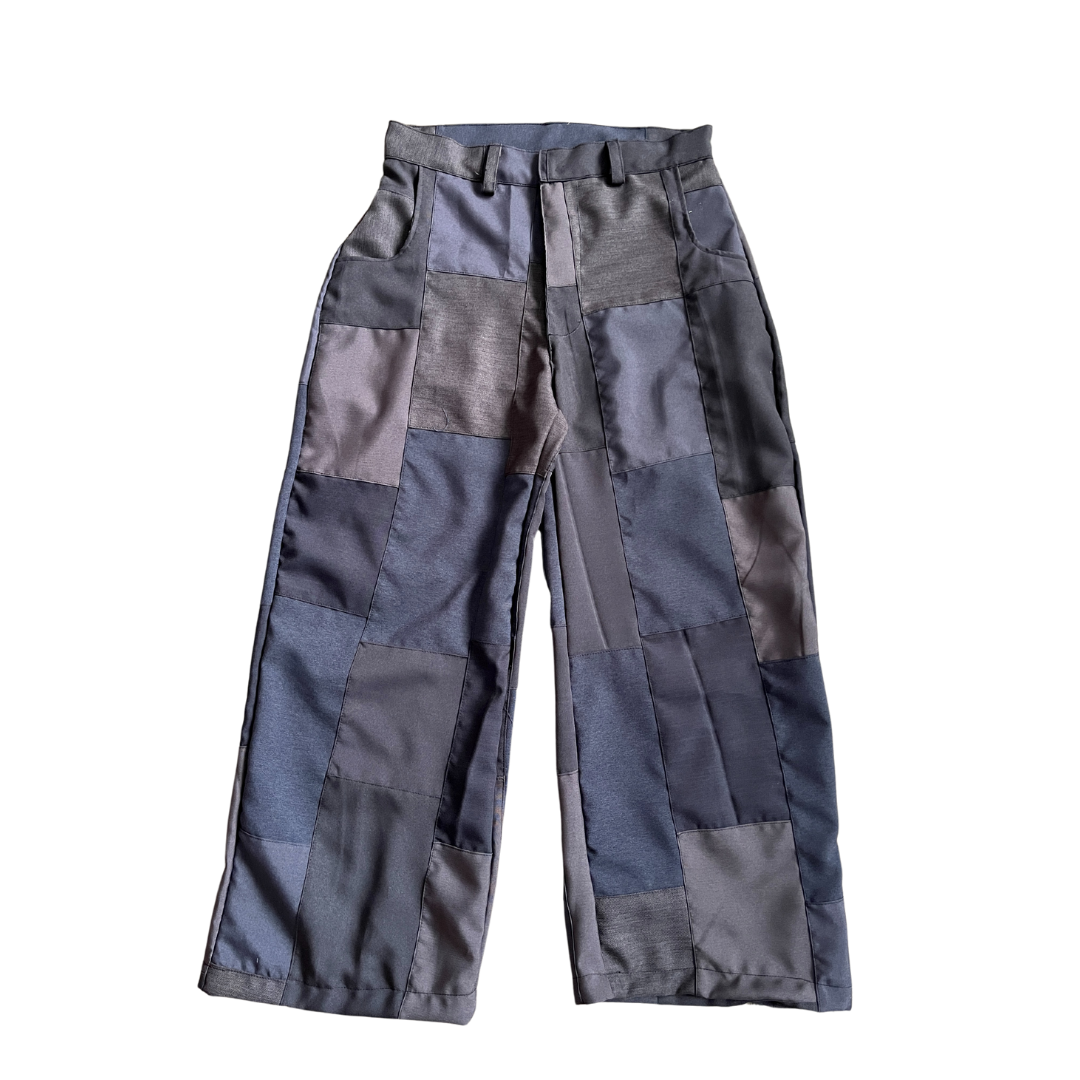 3 Pocket Patchwork Trousers (Grey - 01)