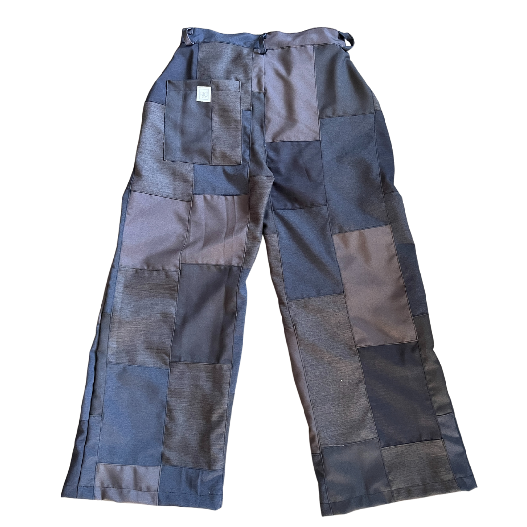 4 Pocket Patchwork Trousers (Grey - 03)