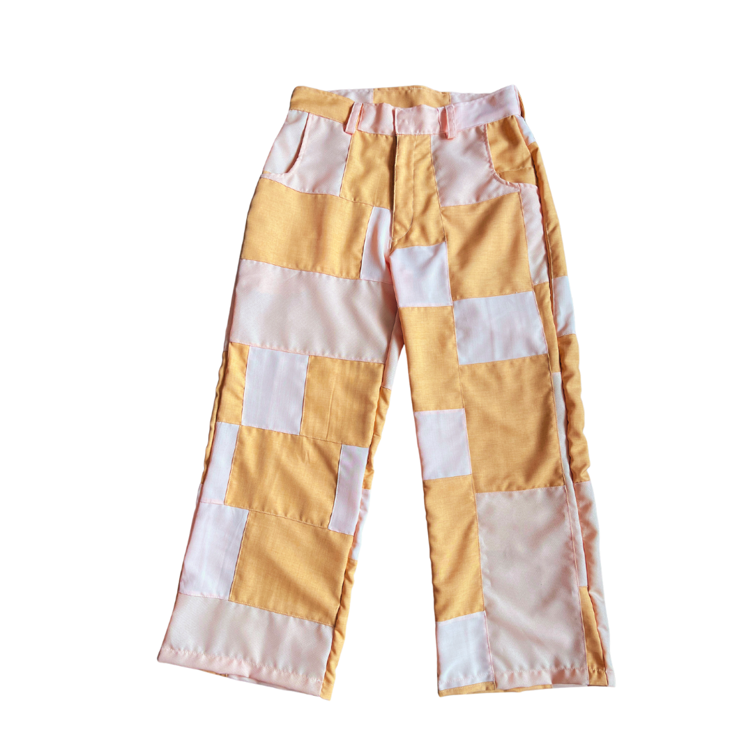3 Pocket Patchwork Trousers (Peach 01)