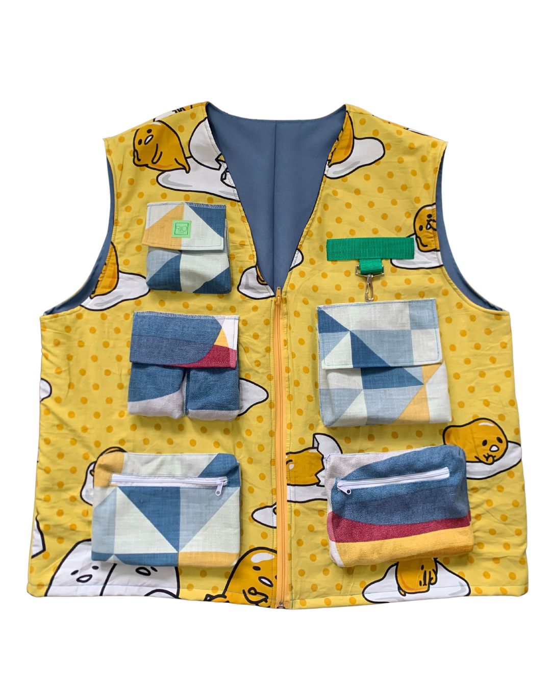 PATCHWORK VEST 03 - GUDETAMA :)