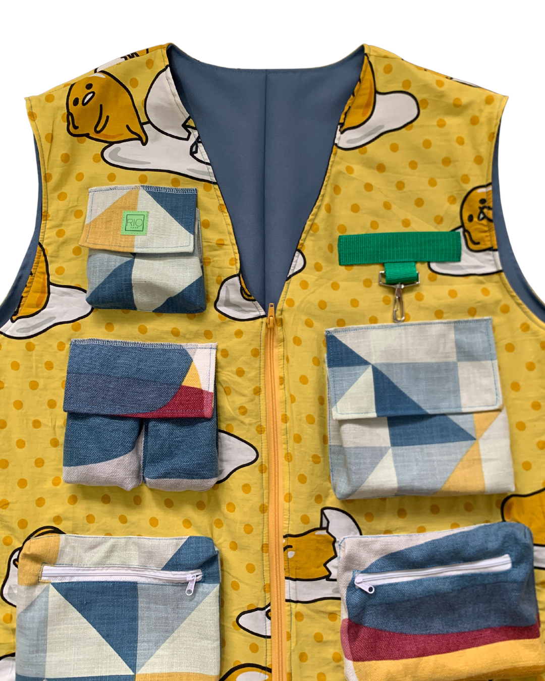 PATCHWORK VEST 03 - GUDETAMA :)