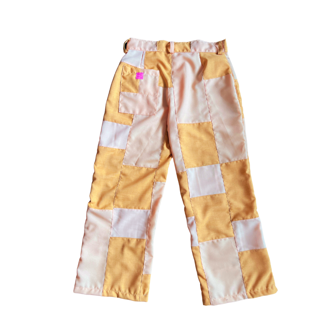 3 Pocket Patchwork Trousers (Peach 01)