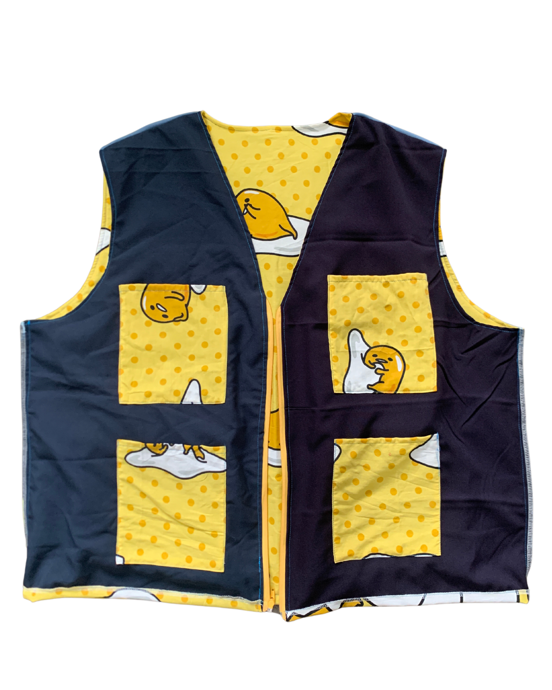 PATCHWORK VEST 03 - GUDETAMA :)