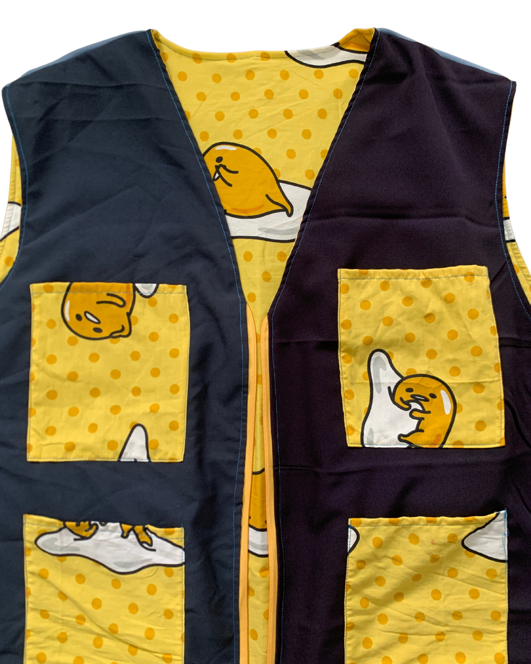 PATCHWORK VEST 03 - GUDETAMA :)