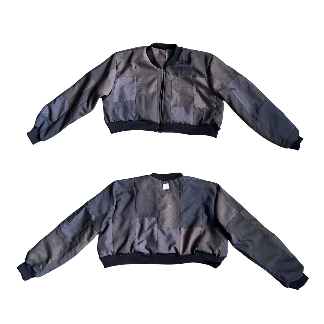 4 Pocket Patchwork Jacket (Grey - 01)