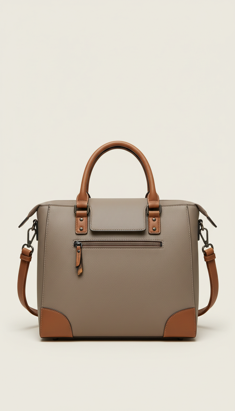 Structured Convertible Tote Bag