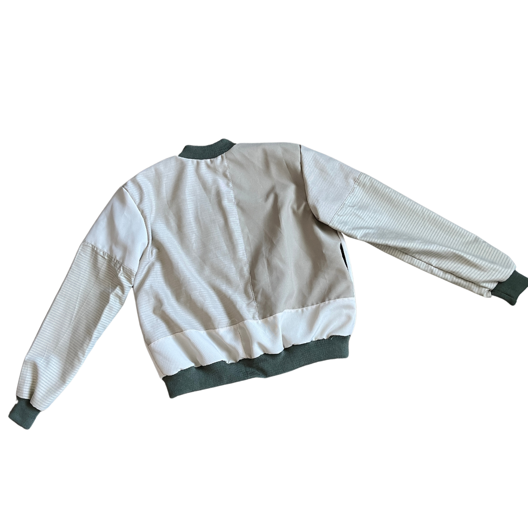 4 Pocket Patchwork Jacket (Cream/Olive - 01)