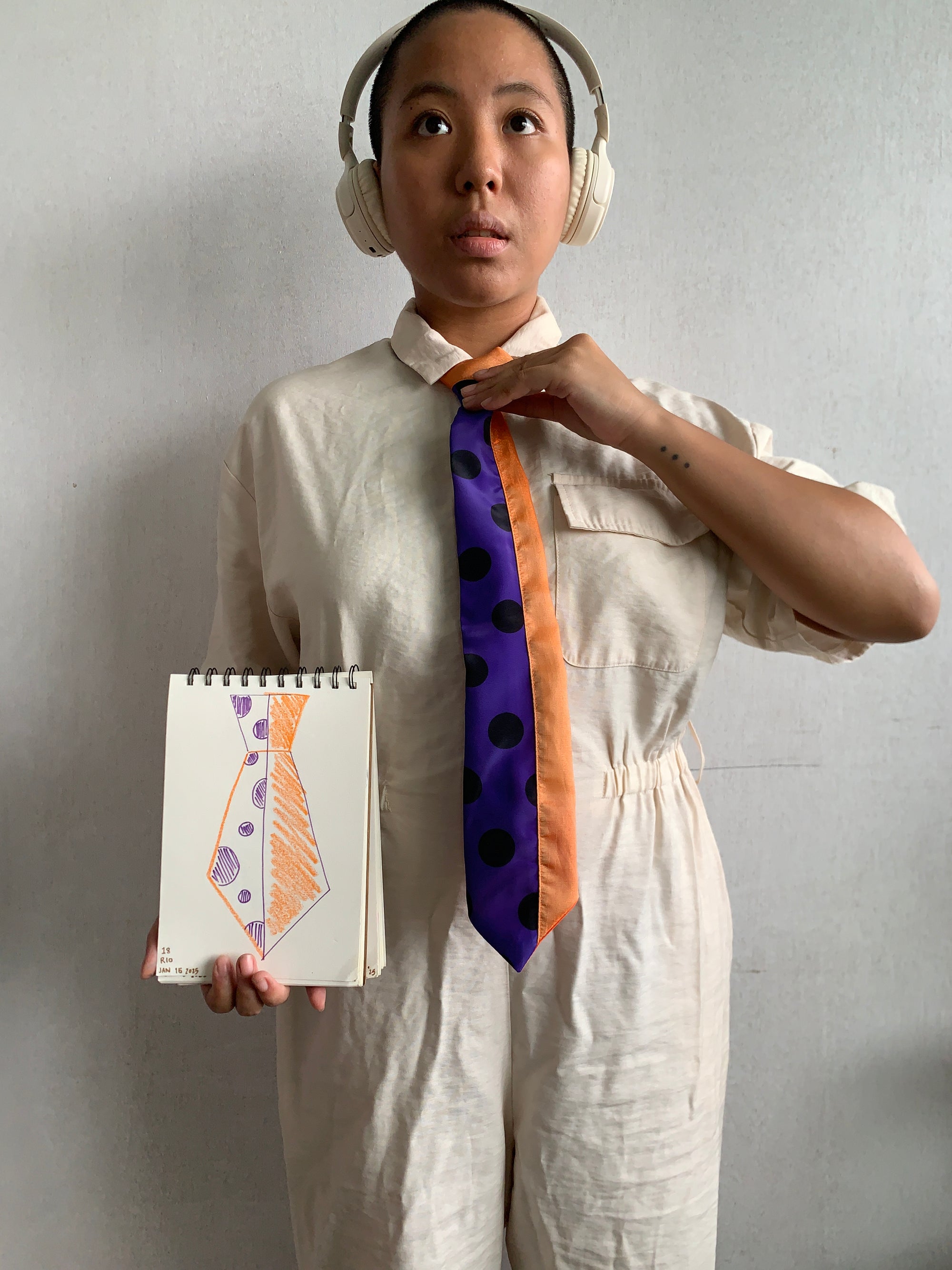 Necktie 18 - Ube Cheesecake
