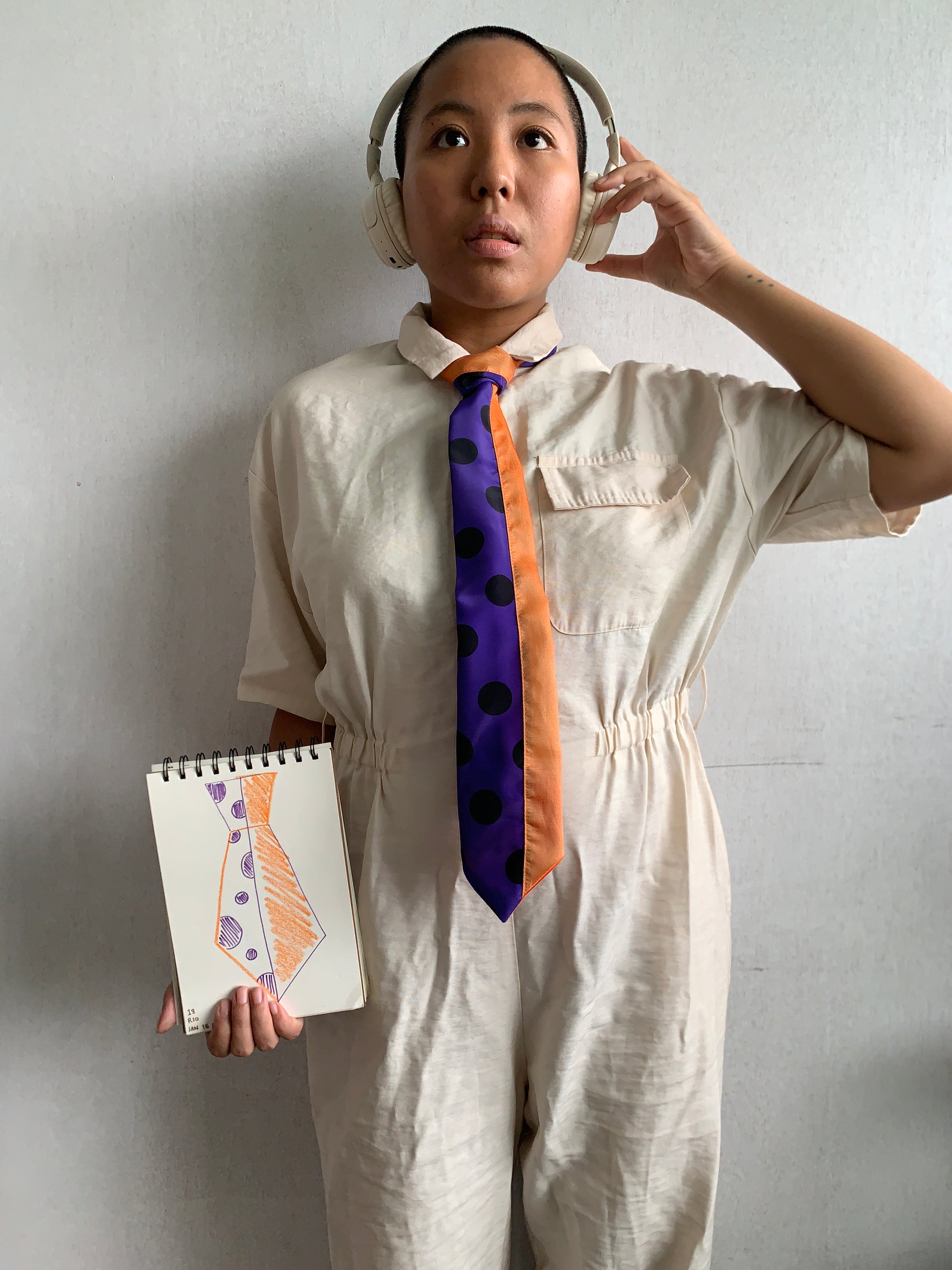 Necktie 18 - Ube Cheesecake
