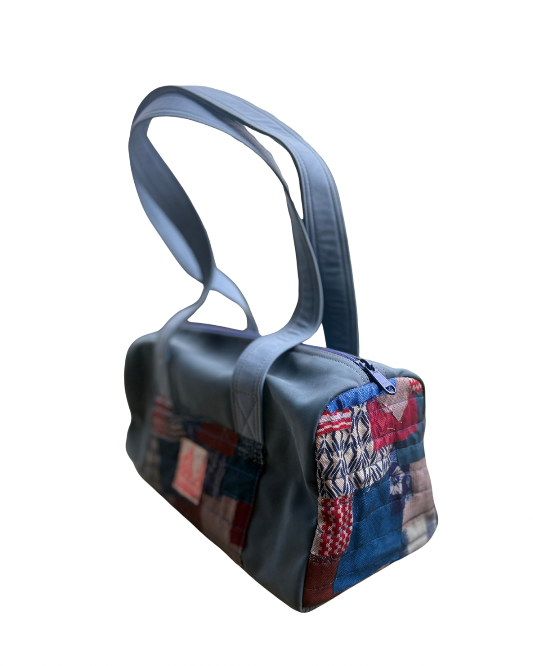 Structured Shoulder Bag - Blue
