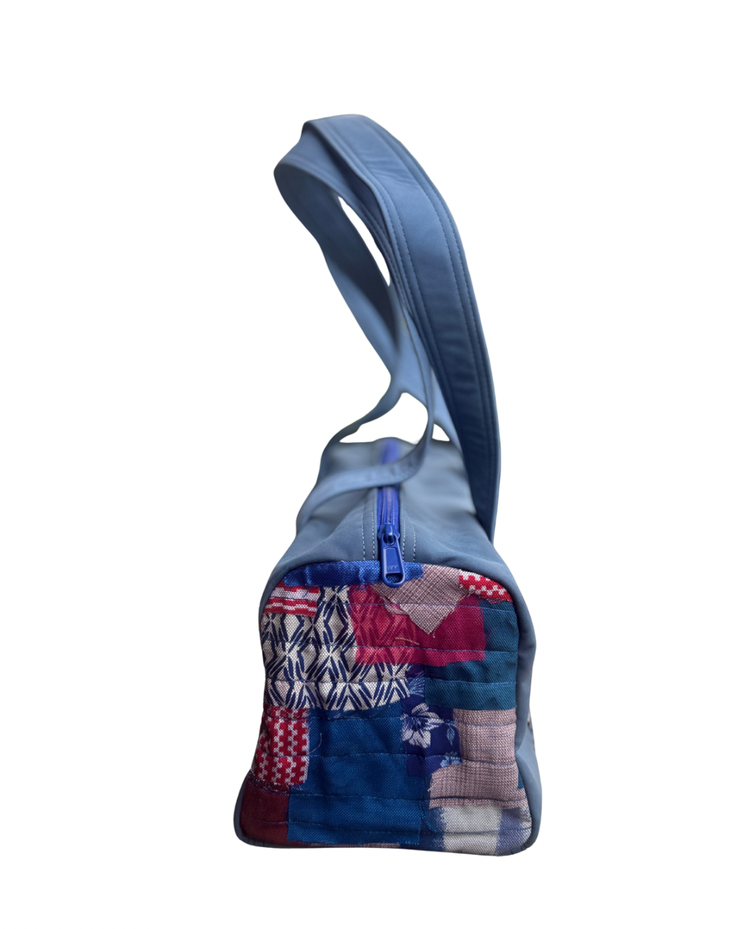 Structured Shoulder Bag - Blue