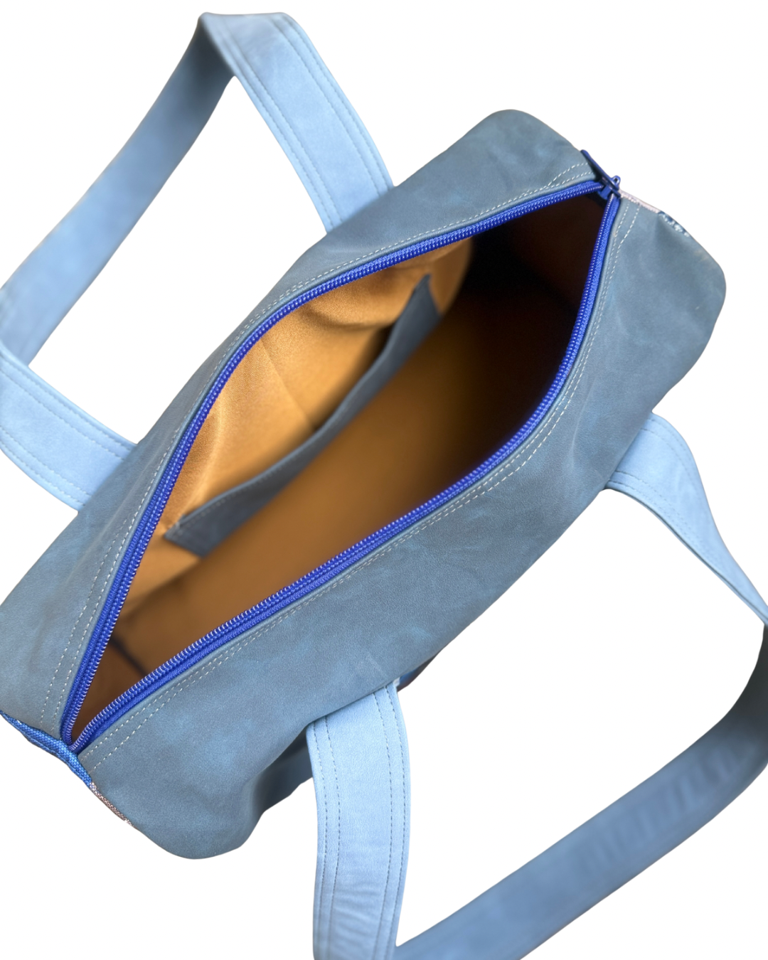 Structured Shoulder Bag - Blue