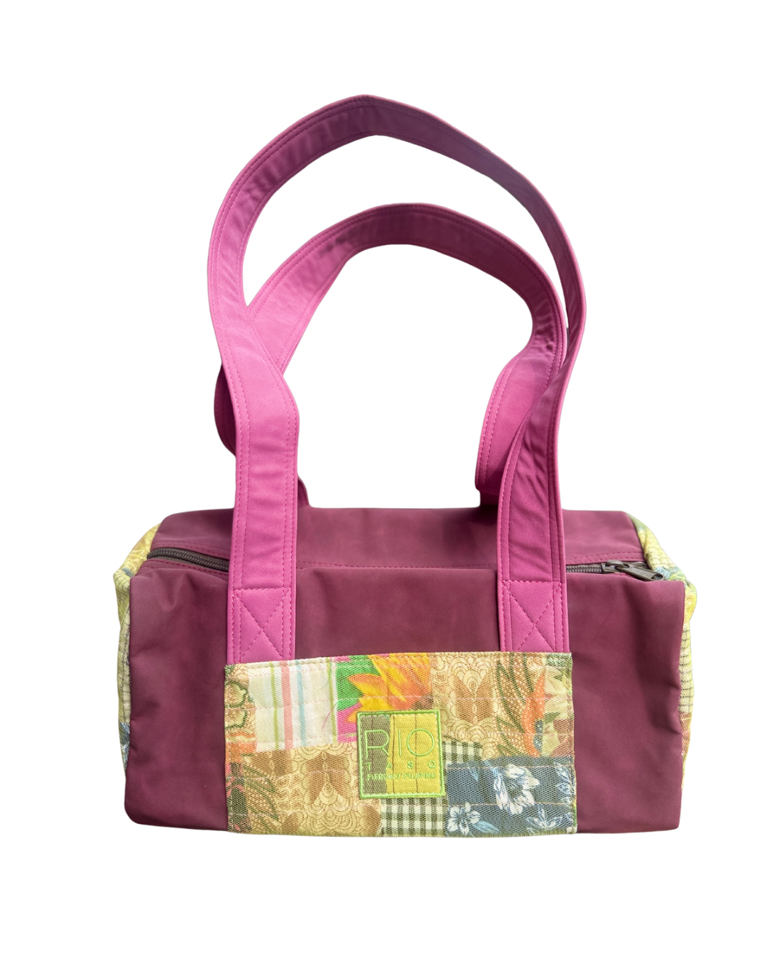 Structured Shoulder Bag - Plum