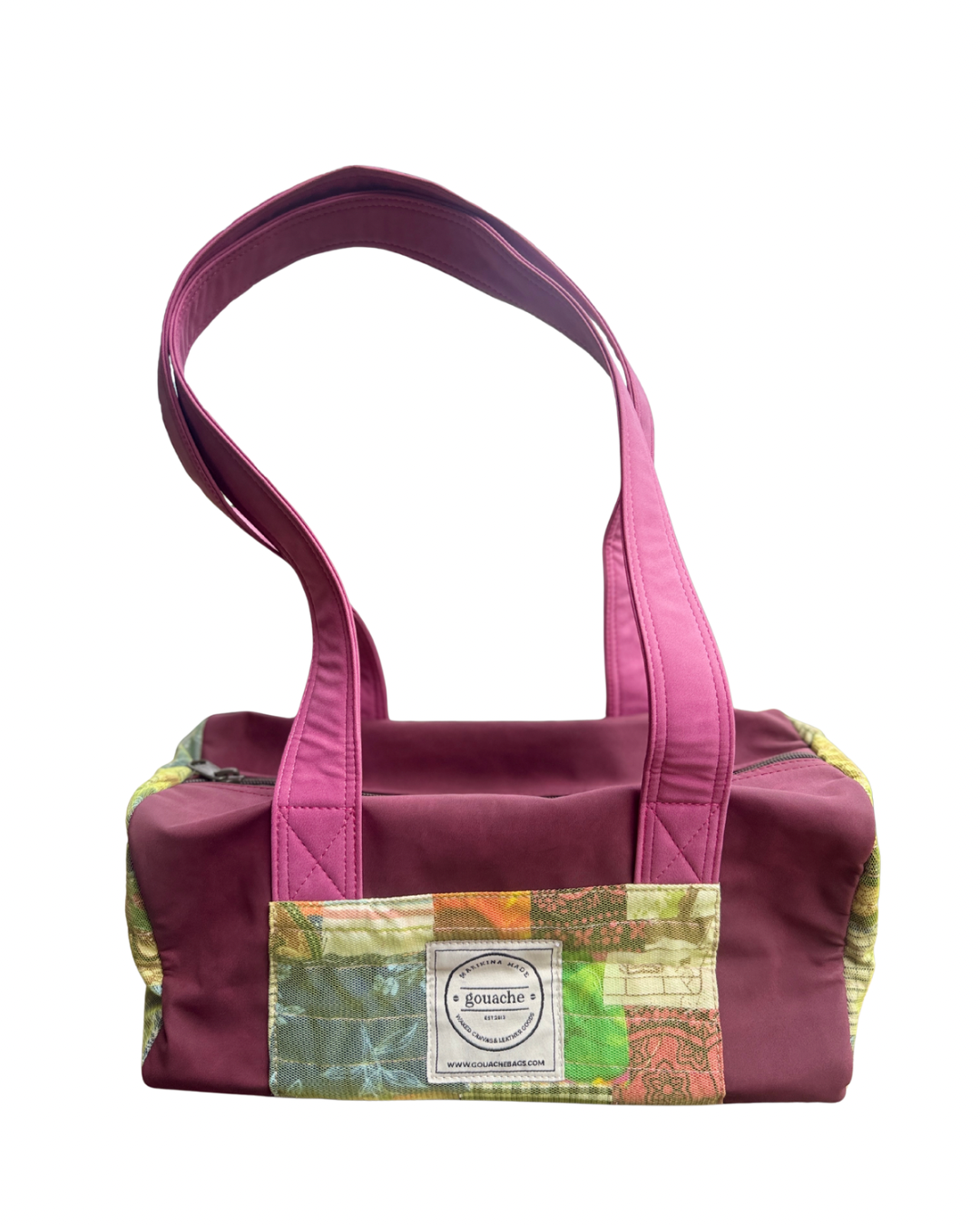 Structured Shoulder Bag - Plum