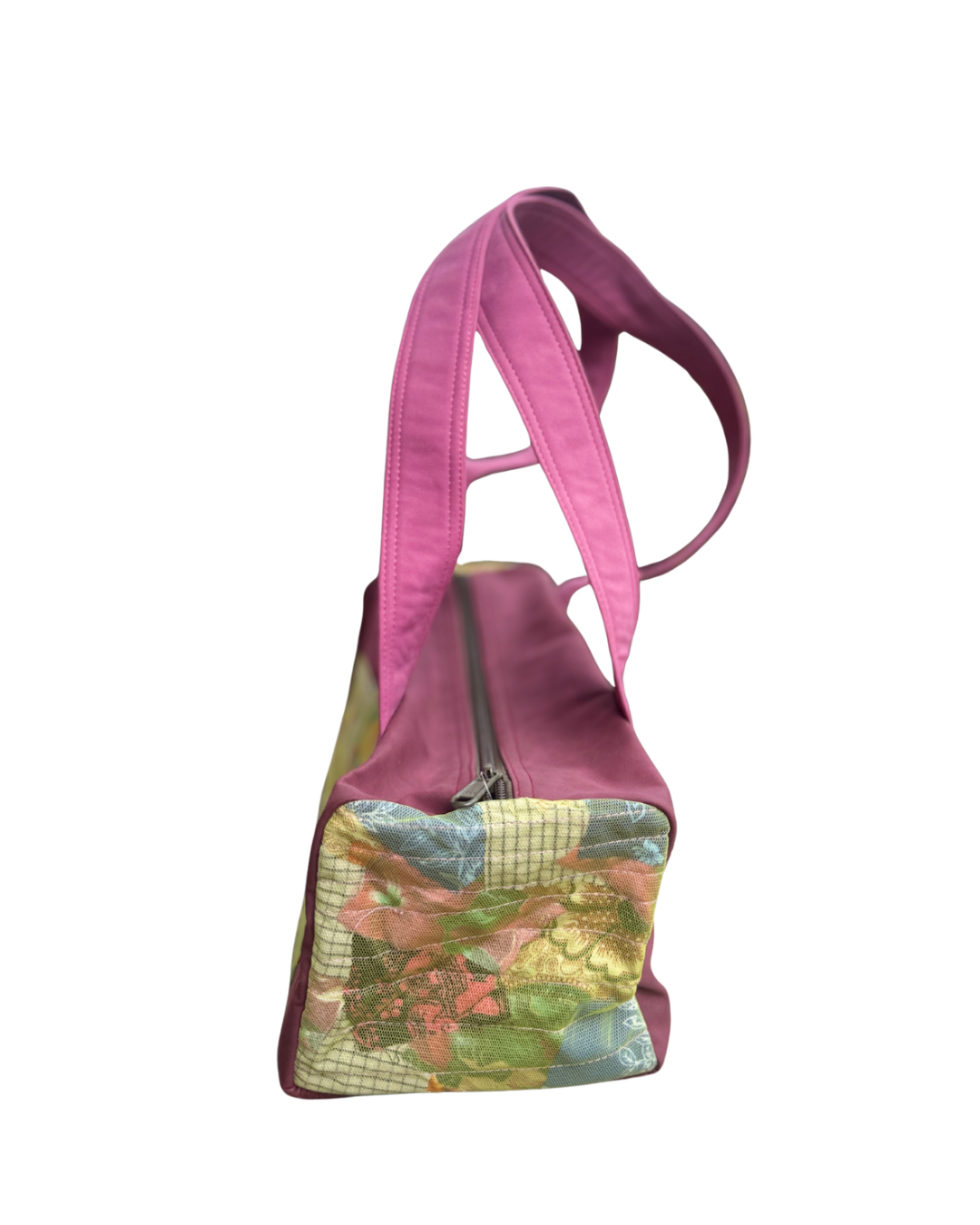Structured Shoulder Bag - Plum