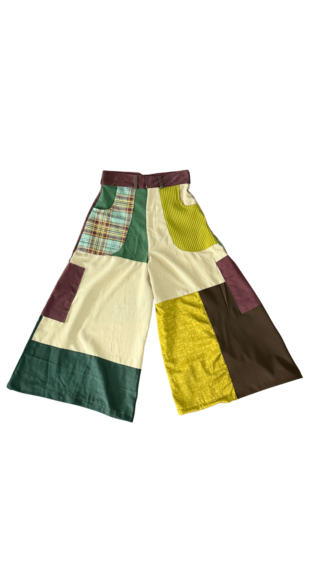 DANCE DANCE RIOTASO - PATCHWORK TROUSERS WIDE LEG 01