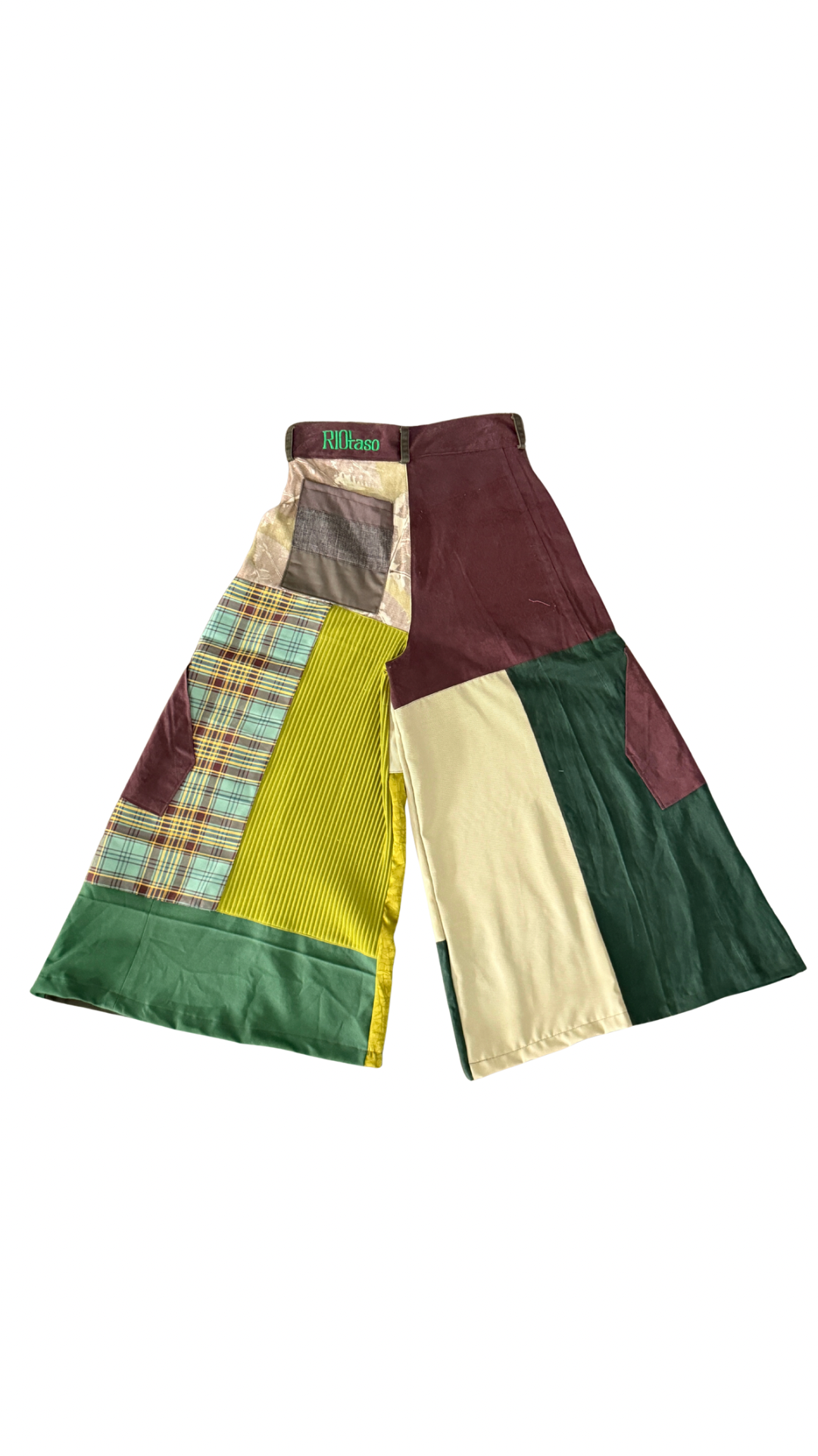 DANCE DANCE RIOTASO - PATCHWORK TROUSERS WIDE LEG 01