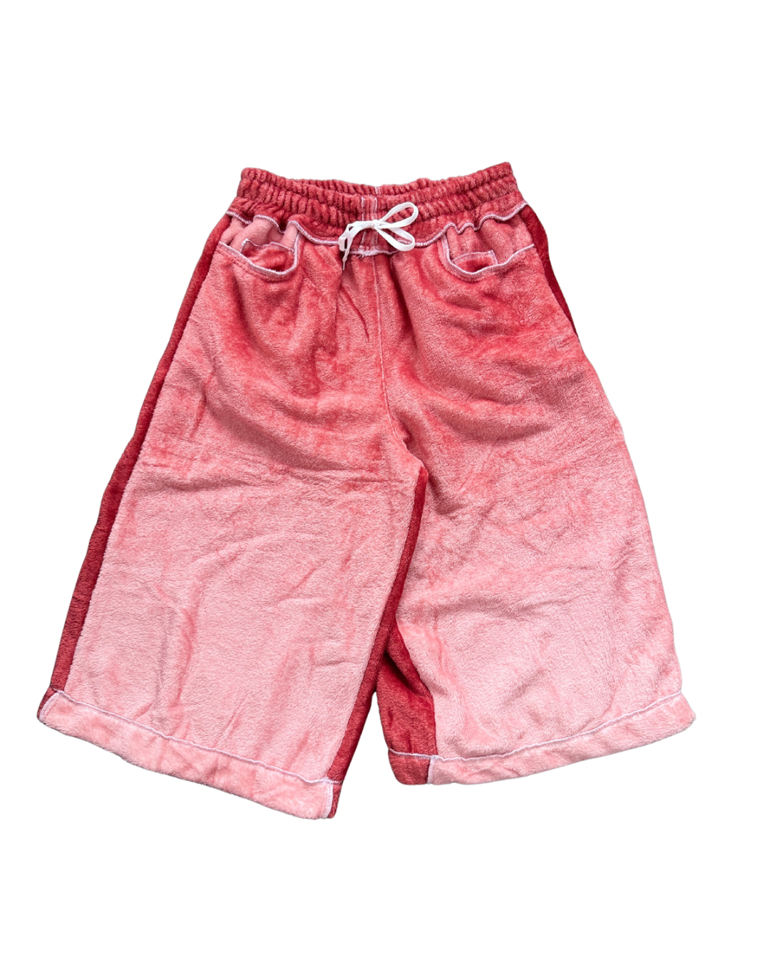 COZY CROP PANTS - RED