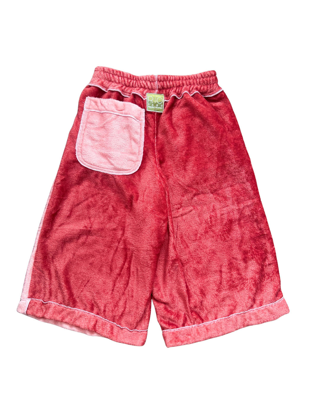 COZY CROP PANTS - RED