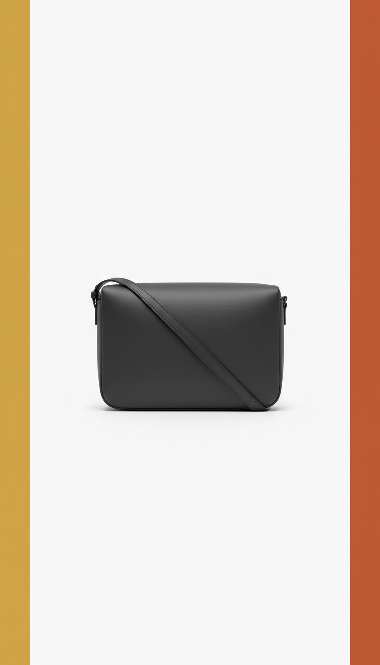 Minimalist Crossbody Bag with Magnetic Closure