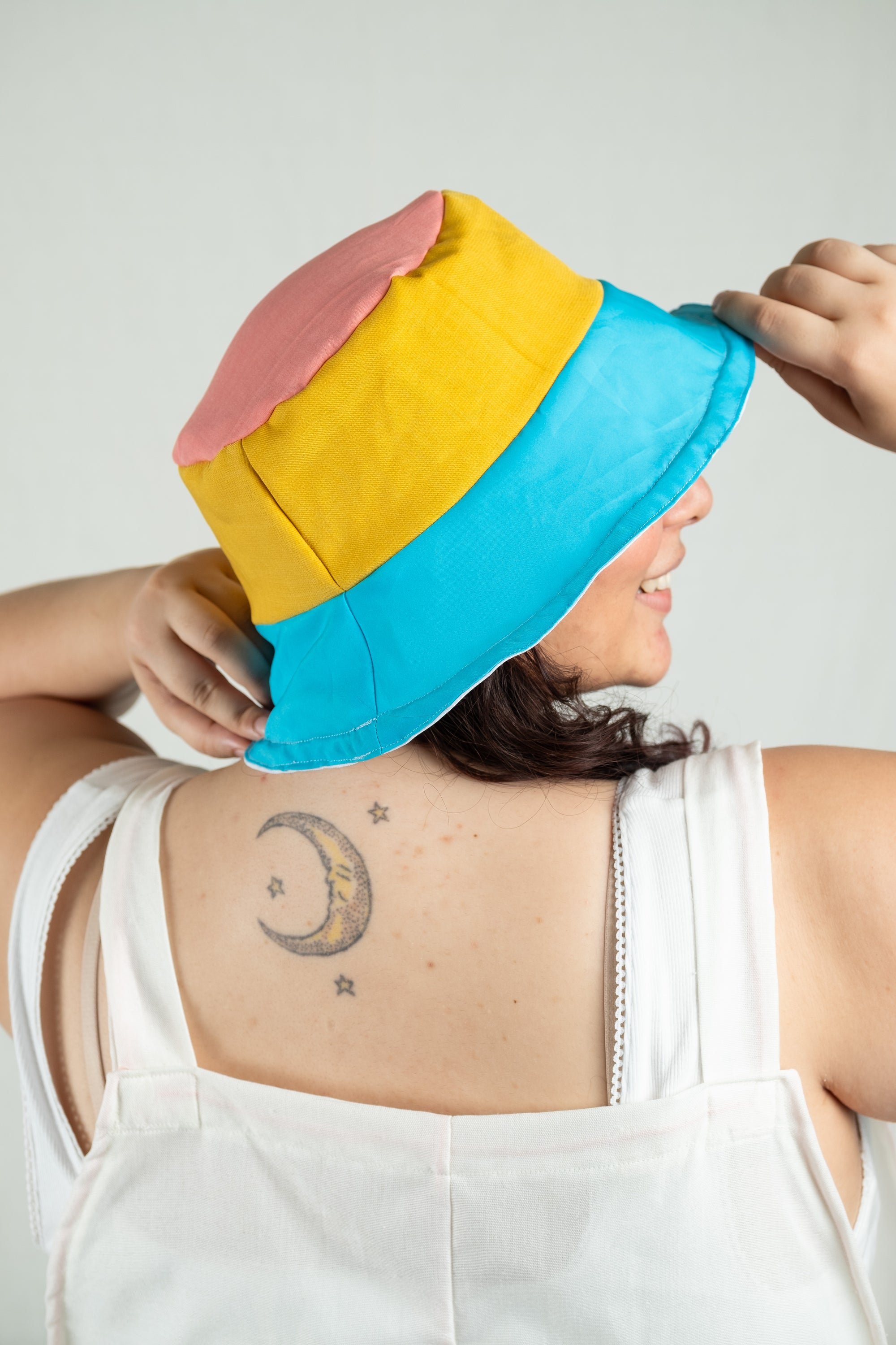 RIOtaso Rainbow Reversible Bucket Hat - Pansexual