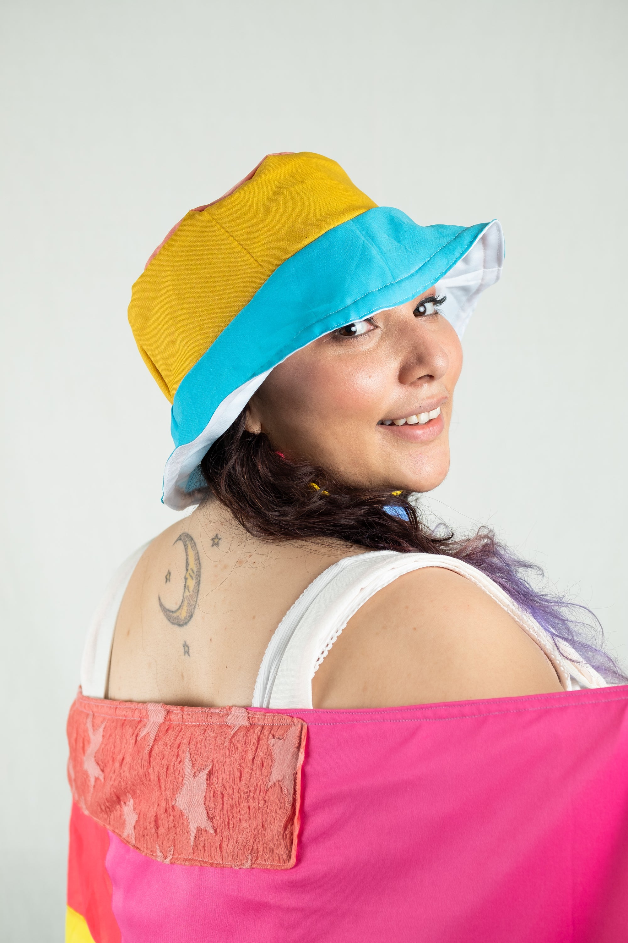 RIOtaso Rainbow Reversible Bucket Hat - Pansexual