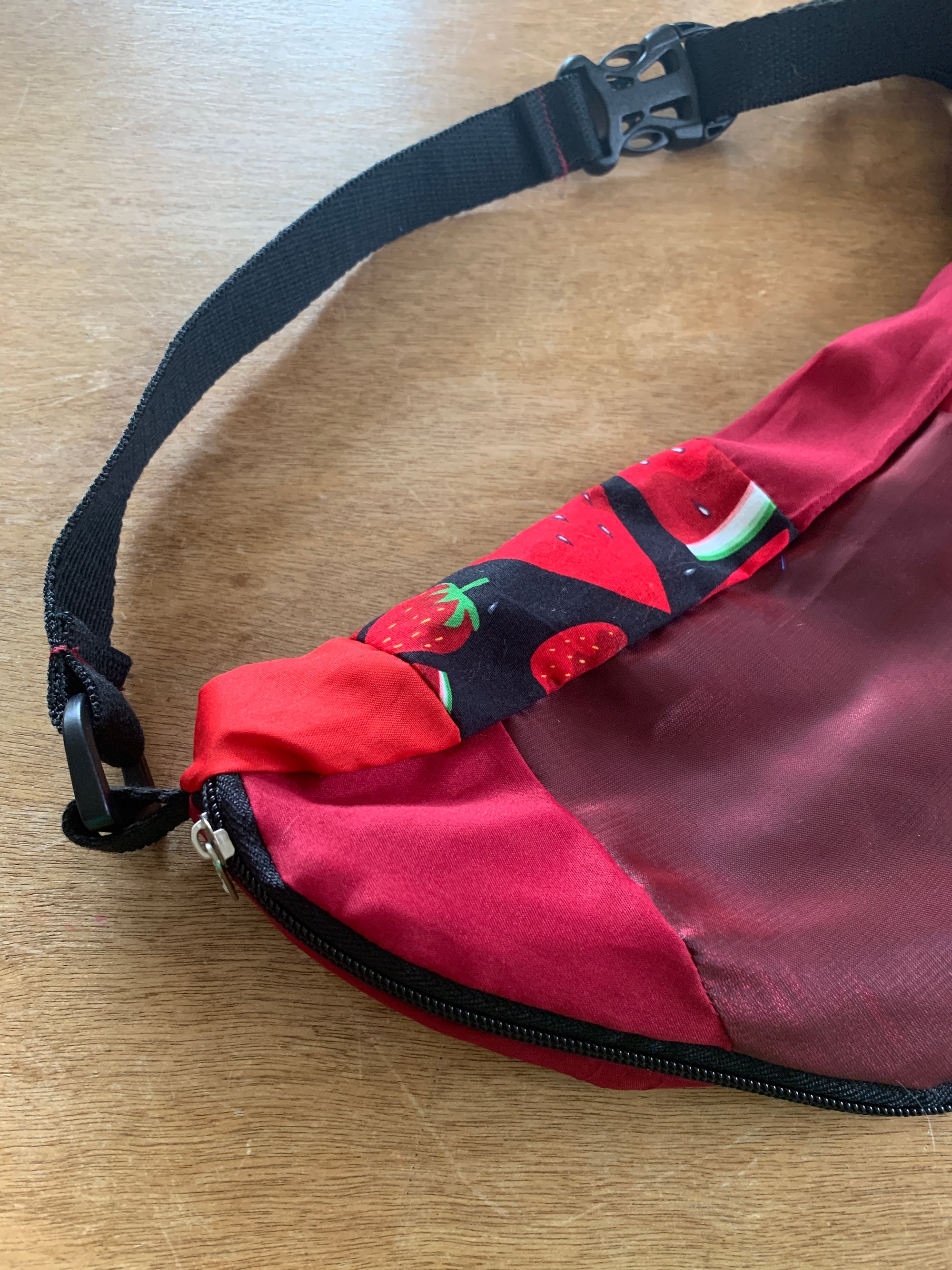 Red Watermelon Patchwork Belt Bag 1