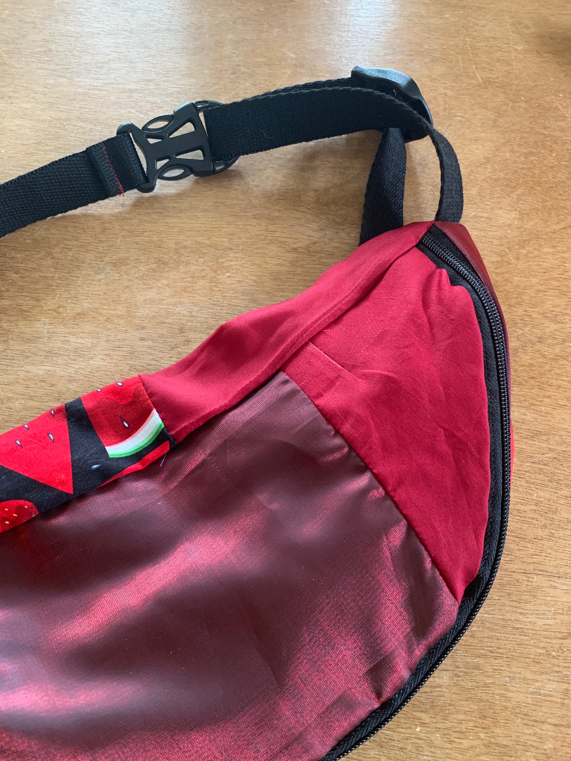 Red Watermelon Patchwork Belt Bag 1